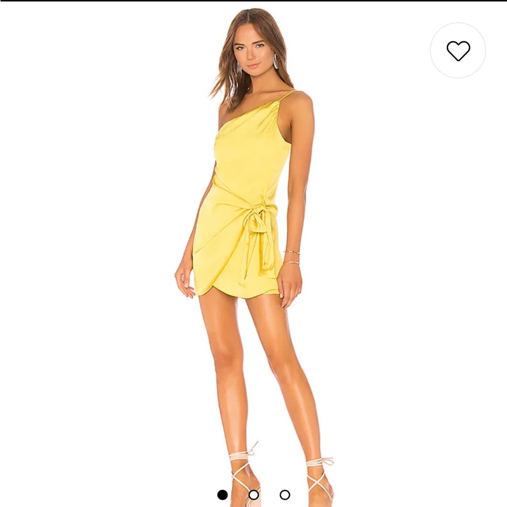 Karen Mini Dress in Chartreuse Green — LOVERS AND FRIENDS size small